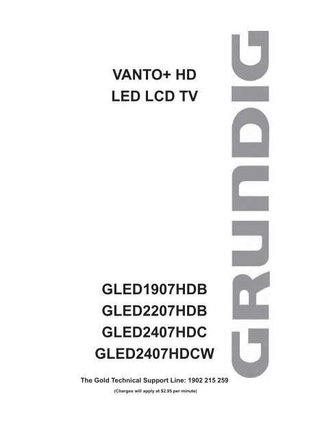 grundig tv k&auml;ytt&ouml;ohje 12v
