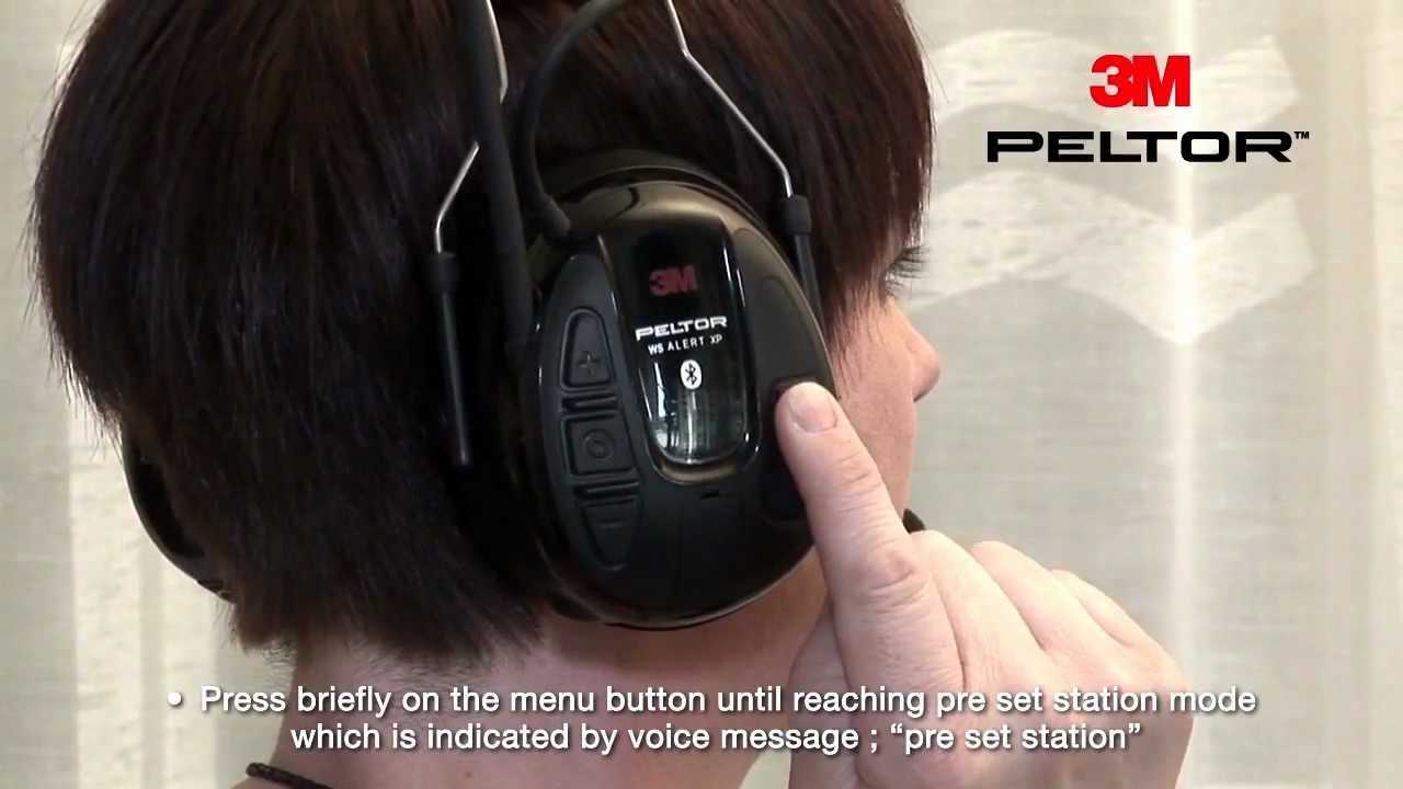 kuulosuojain peltor ws alert xp headset k&auml;ytt&ouml;ohje