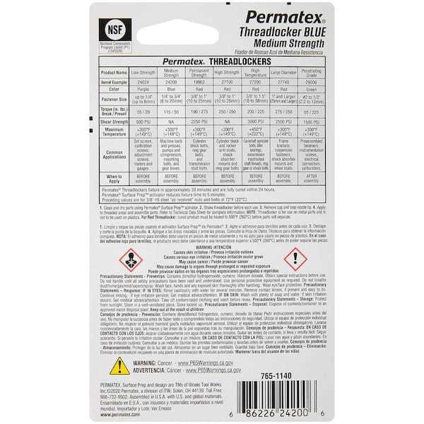 permatex thread sealant k&auml;ytt&ouml;ohje