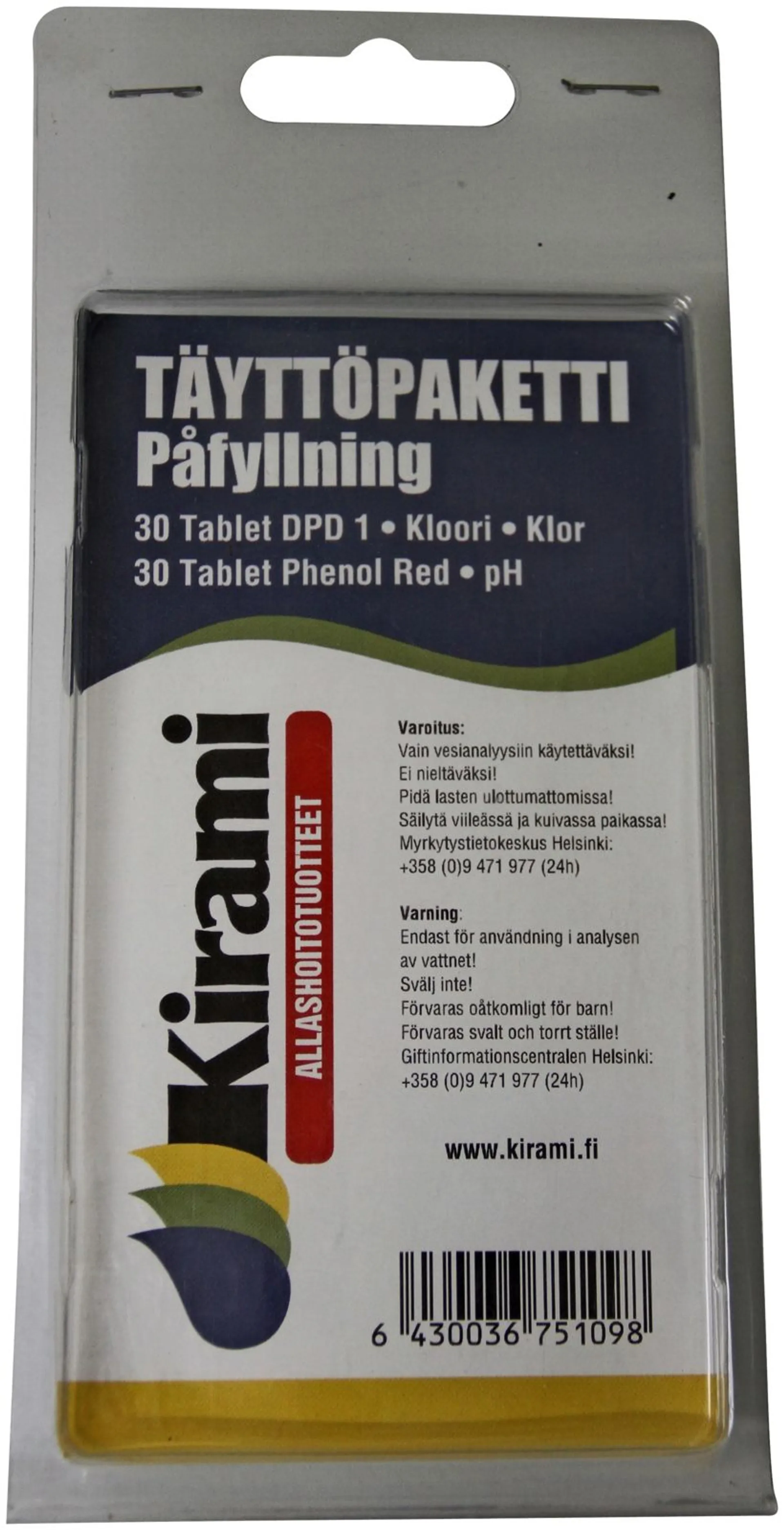 kloori ja ph mittarin k&auml;ytt&ouml;ohjeet