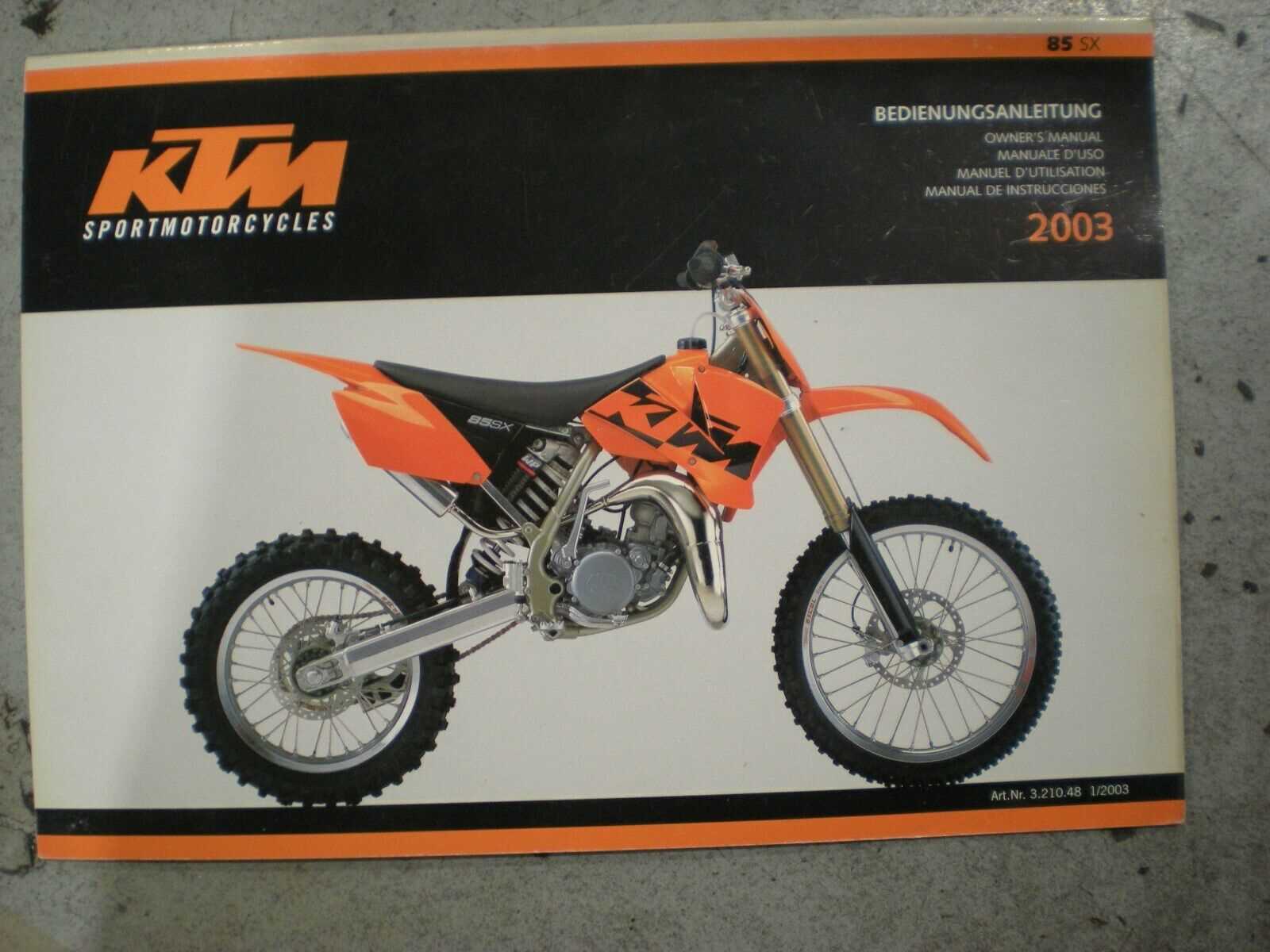 ktm 85 sx käyttöohje ktm 85 sx käyttöohje