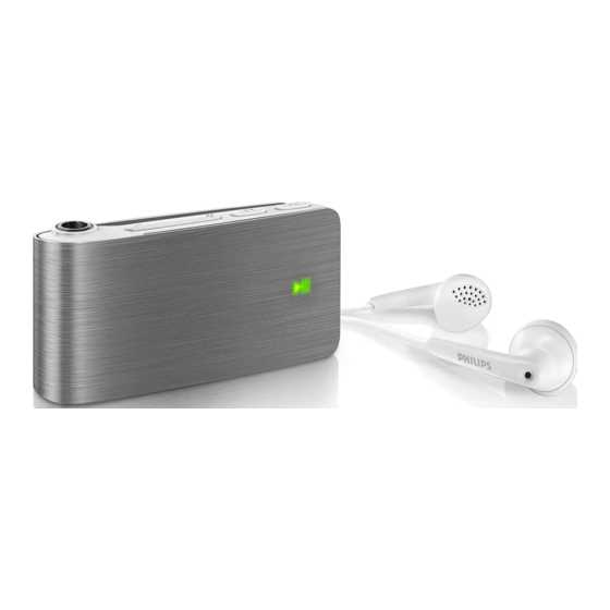 philips gogear mp3 k&auml;ytt&ouml;ohje