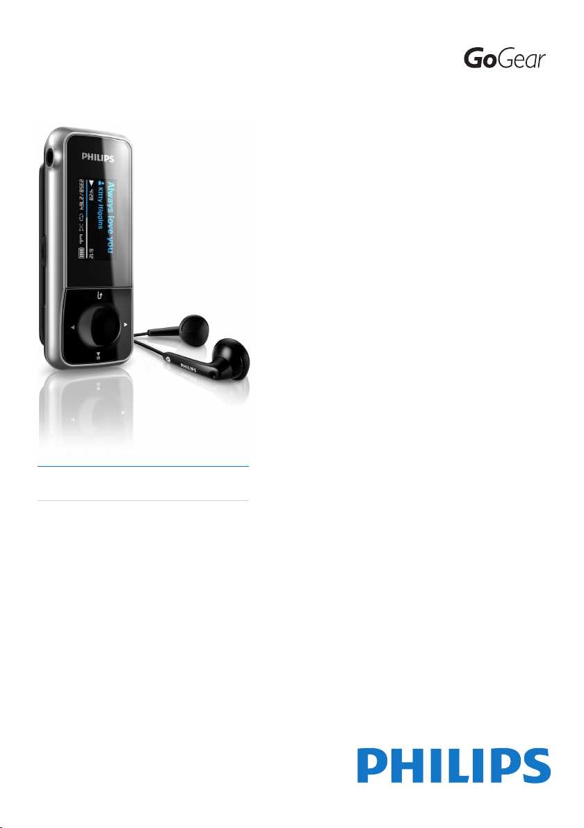 philips mp3 player k&auml;ytt&ouml;ohje