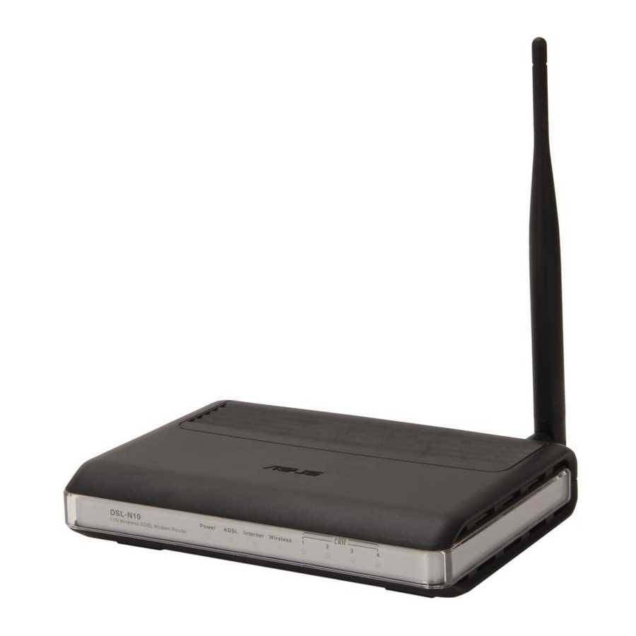 asus dsl n10e k&auml;ytt&ouml;ohje