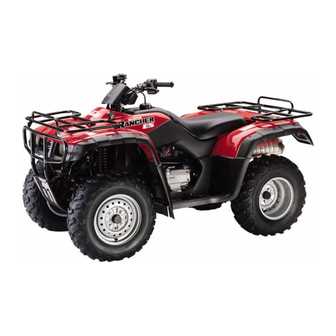honda trx 350 k&auml;ytt&ouml;ohje