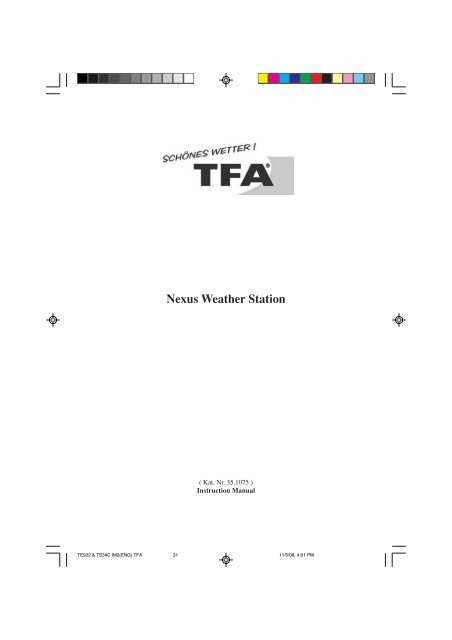 sääasema tfa 01 käyttöohje sääasema tfa 01 käyttöohje