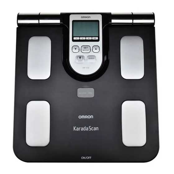 omron bf 500 k&auml;ytt&ouml;ohje