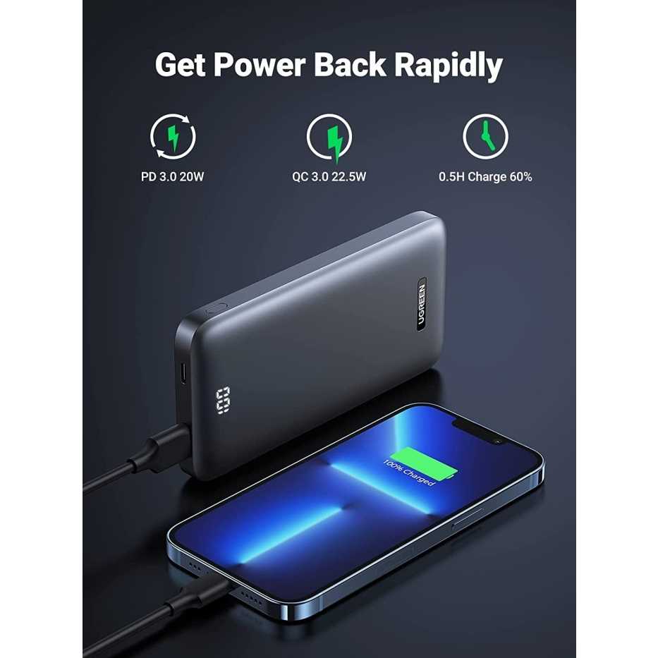 ugreen power bank 10000 k&auml;ytt&ouml;ohje