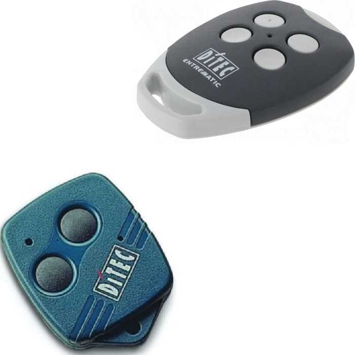 ditec replacement remote control k&auml;ytt&ouml;ohje