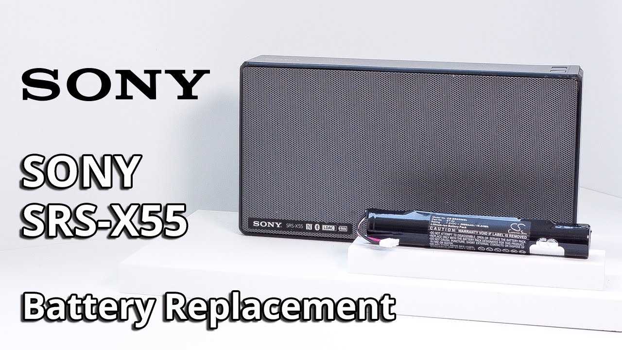 sony srs x55 k&auml;ytt&ouml;ohje