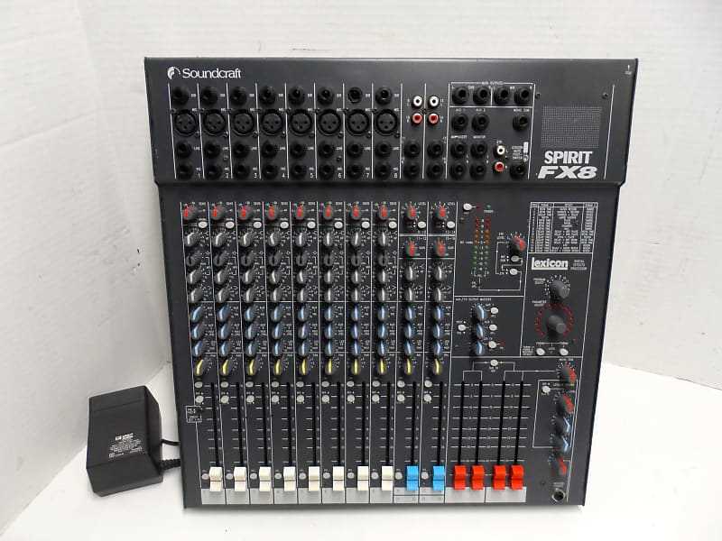 soundcraft fx8 mikseri k&auml;ytt&ouml;ohje