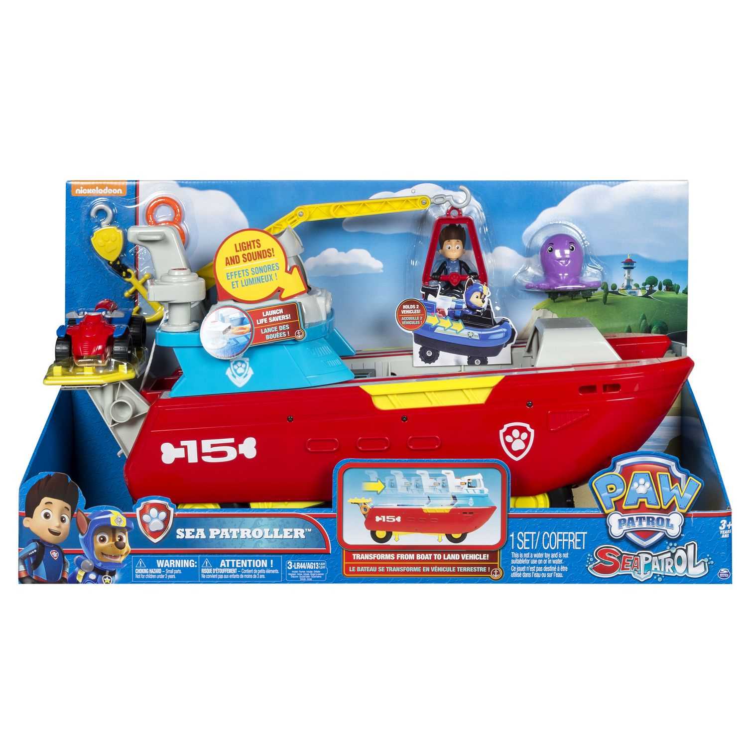 paw patrol sea patroller k&auml;ytt&ouml;ohje