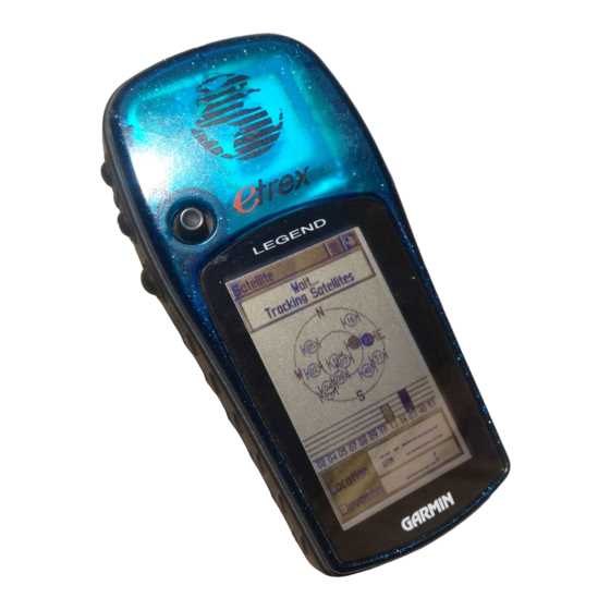 garmin etrex 10 k&auml;ytt&ouml;ohje