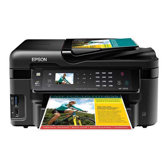 epson workforce wf 2750dwf k&auml;ytt&ouml;ohje