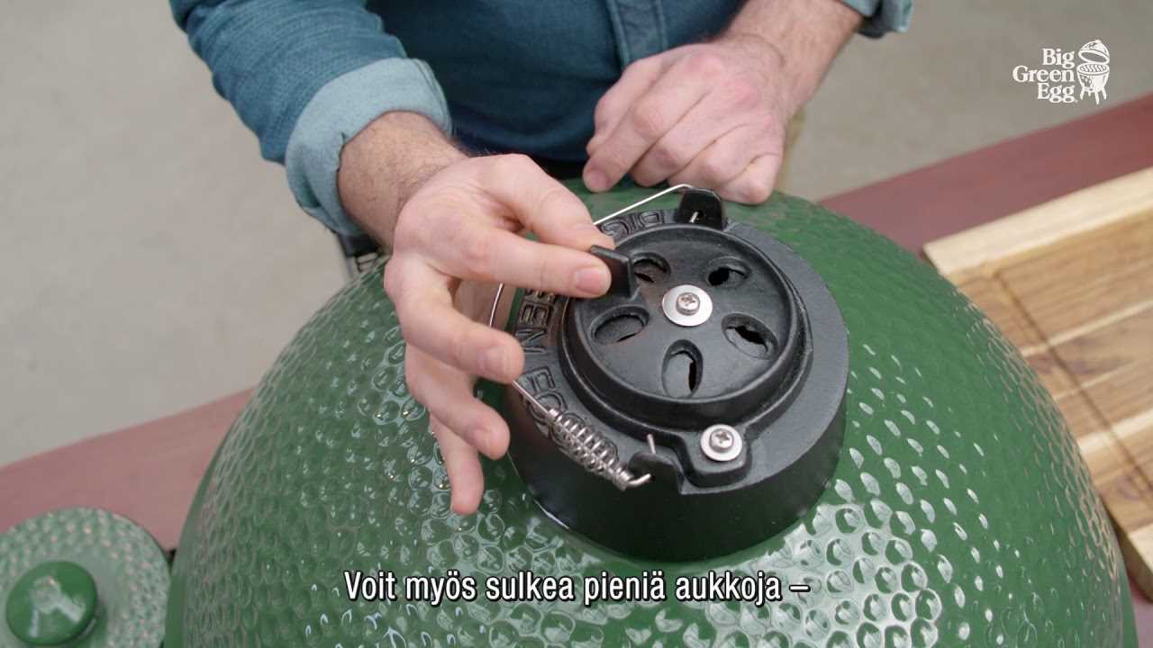 big green egg k&auml;ytt&ouml;ohje