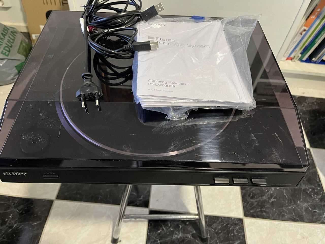 sony ps lx300usb levysoitin k&auml;ytt&ouml;ohje