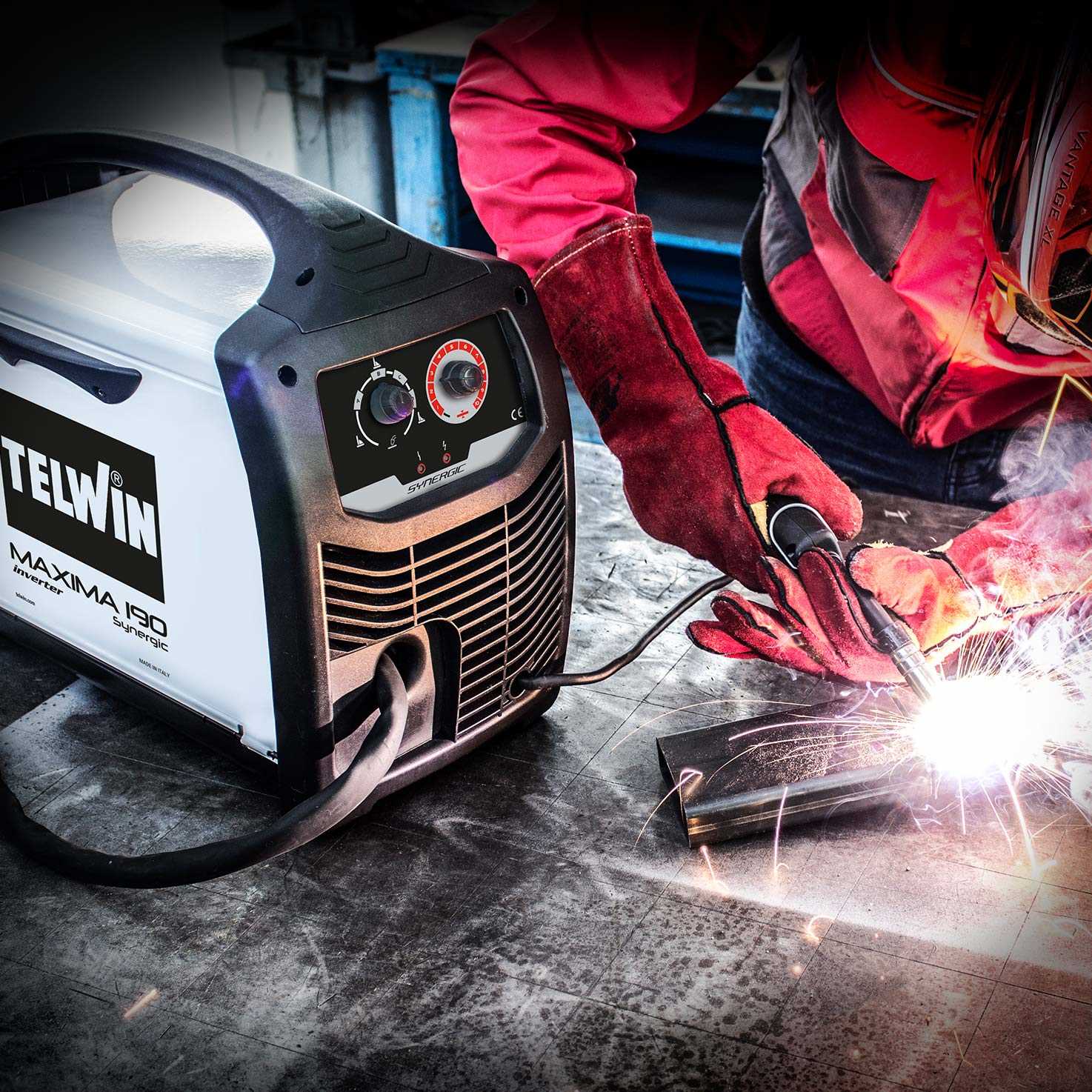 telwin maxima 190 synergic mig hitsauskone 140 a k&auml;ytt&ouml;ohje