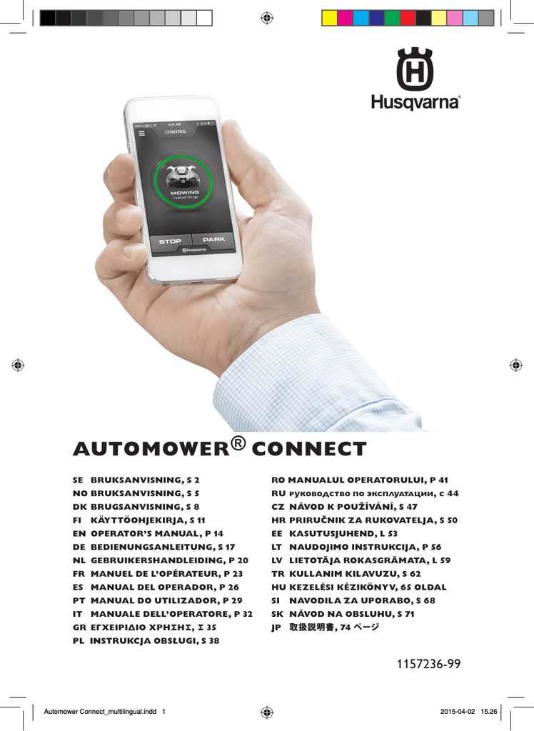husqvarna automower 305 käyttöohje husqvarna automower 305 käyttöohje