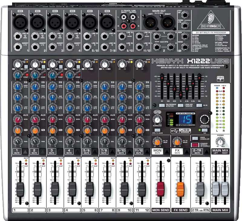behringer xenyx qx xenyx 1832 usb k&auml;ytt&ouml;ohje