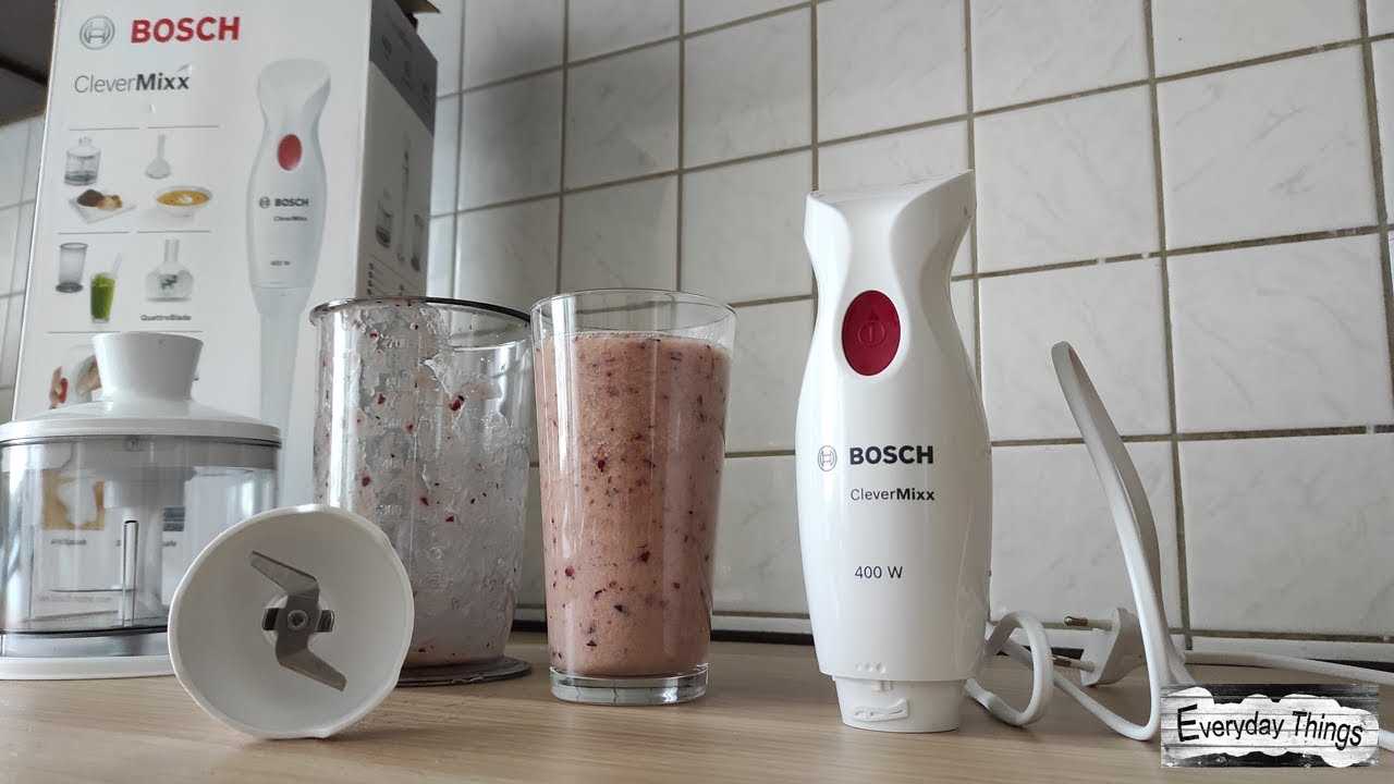 bosch clevermixx 400w k&auml;ytt&ouml;ohje