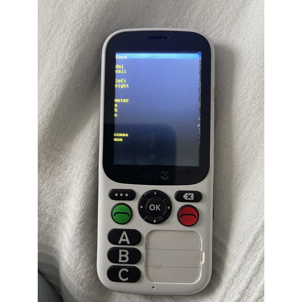 lyhyempi k&auml;ytt&ouml;ohje puhelimesta doro 8030