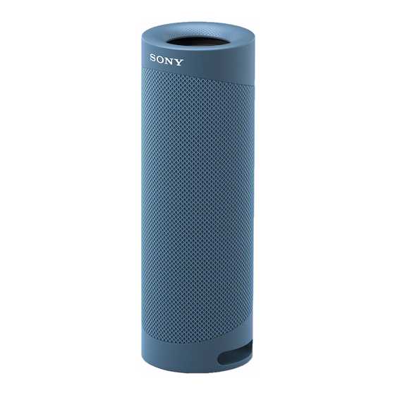 sony srs xb21 käyttöohje sony srs xb21 käyttöohje