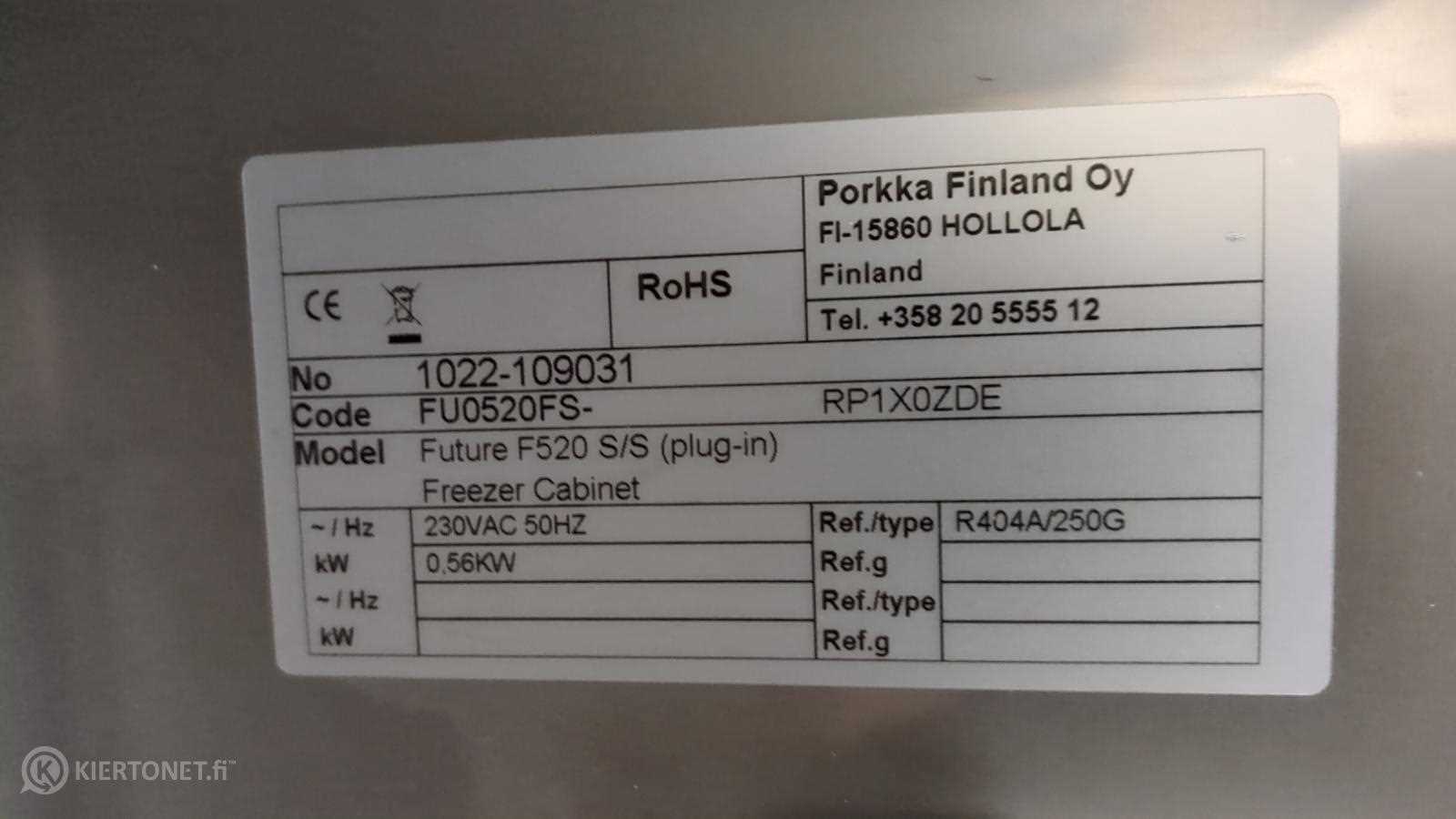 porkka future f520 k&auml;ytt&ouml;ohje