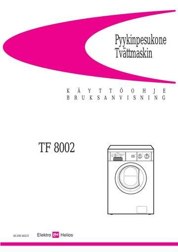 elektro helios tt8004 käyttöohje elektro helios tt8004 käyttöohje