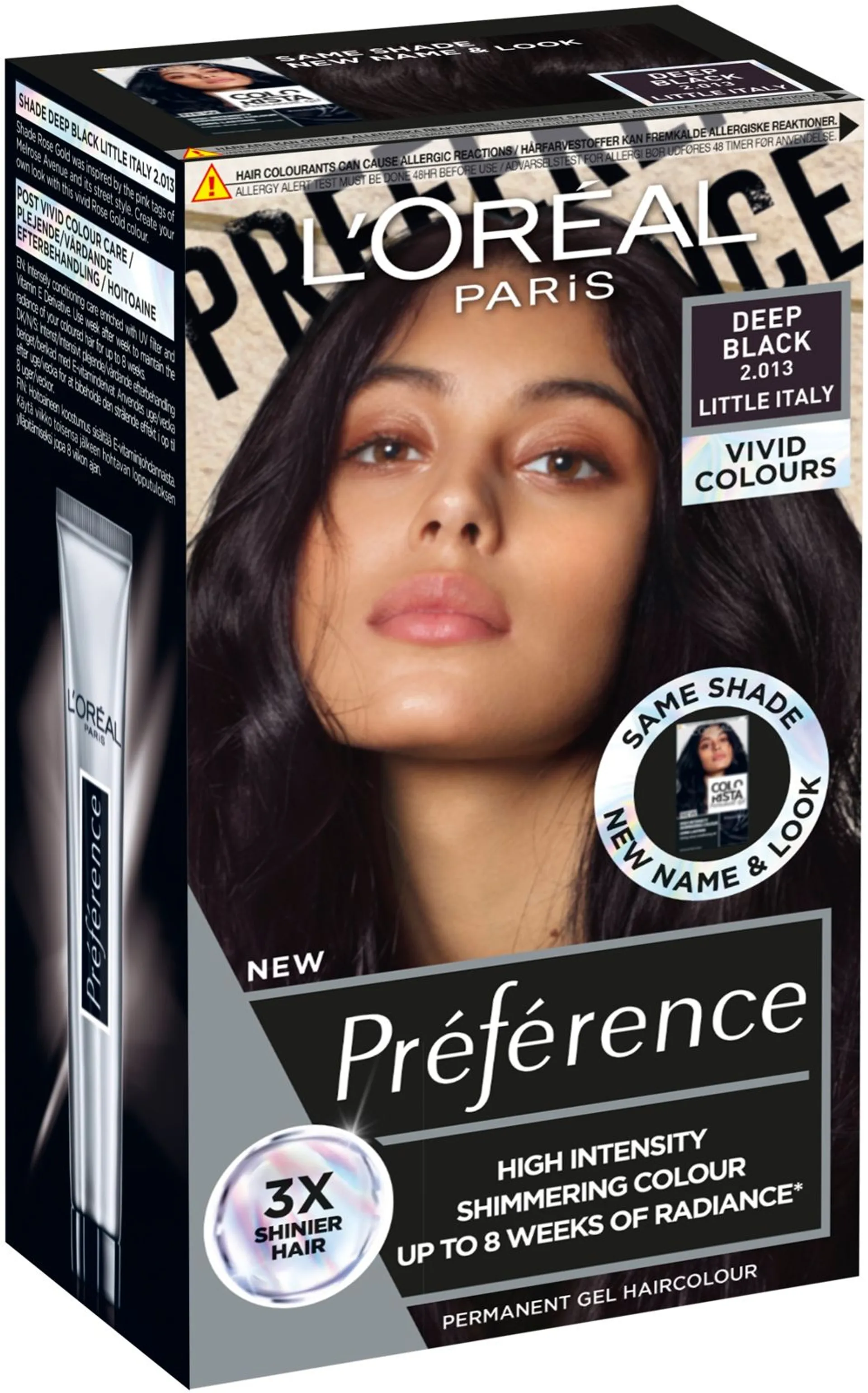 l oreal paris preference v&auml;ritiiviste k&auml;ytt&ouml;ohje