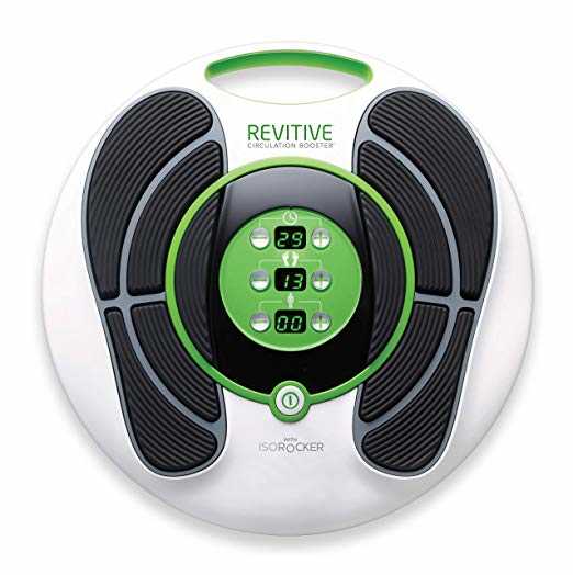 revitive isorocker k&auml;ytt&ouml;ohje selk&auml; ja reisilihaksille elektronilapuilla
