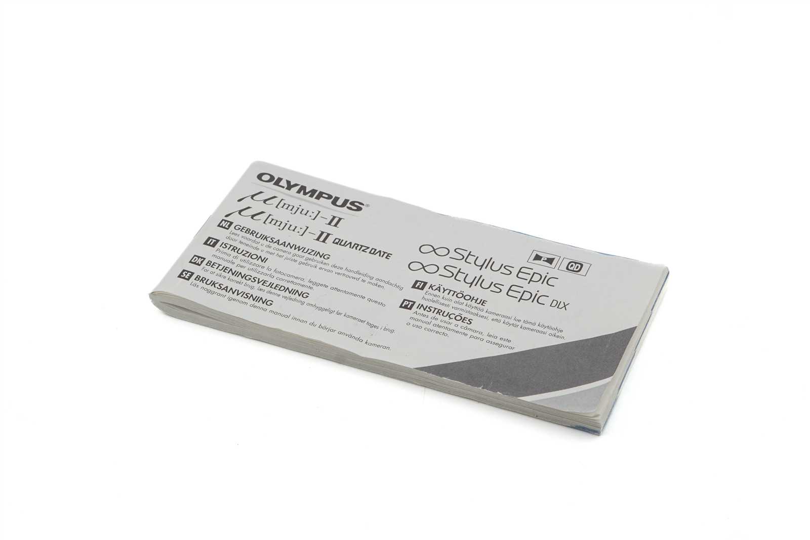 olympus mark 2 k&auml;ytt&ouml;ohje