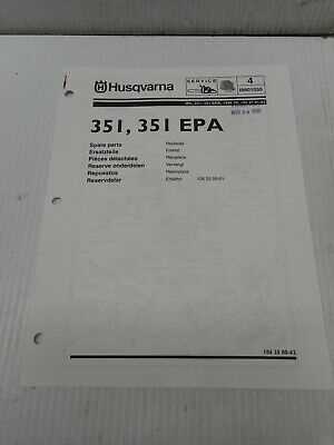 husqvarna 351 g k&auml;ytt&ouml;ohje