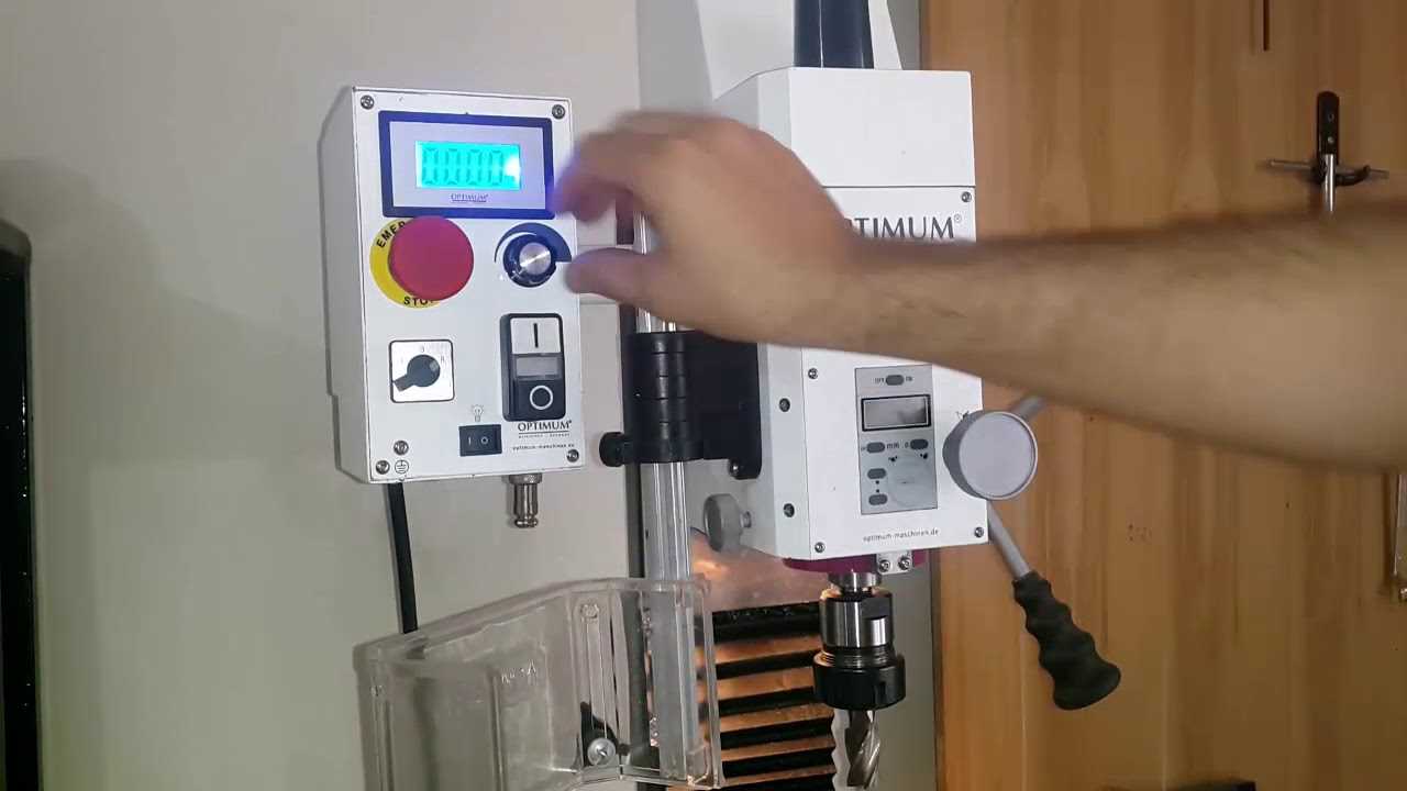 optimill bf20 vario k&auml;ytt&ouml;ohje