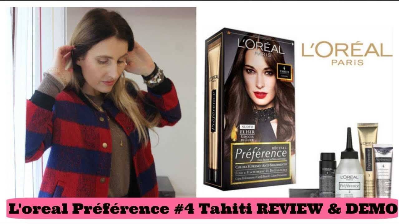loreal preference color 4 k&auml;ytt&ouml;ohje