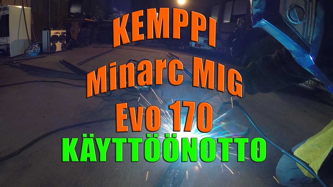 minarcmig evo 200 k&auml;ytt&ouml;ohje
