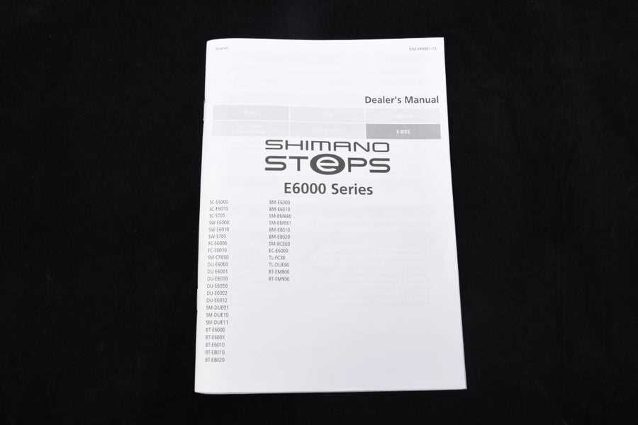 shimano steps e6000 k&auml;ytt&ouml;ohje