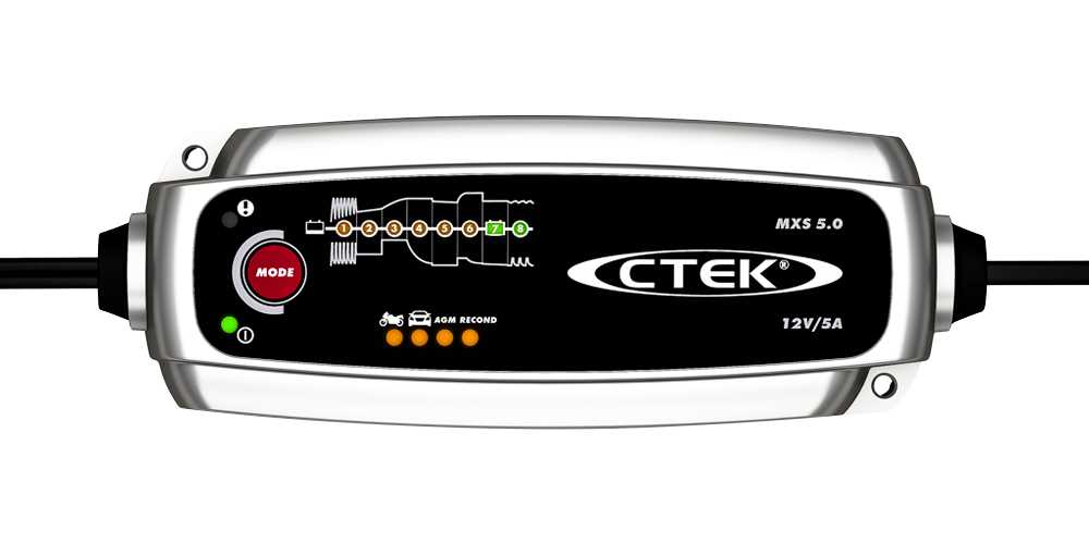 ctek yll&auml;pitolaturi mxs 5.0 polar 12 v 5 a k&auml;ytt&ouml;ohje