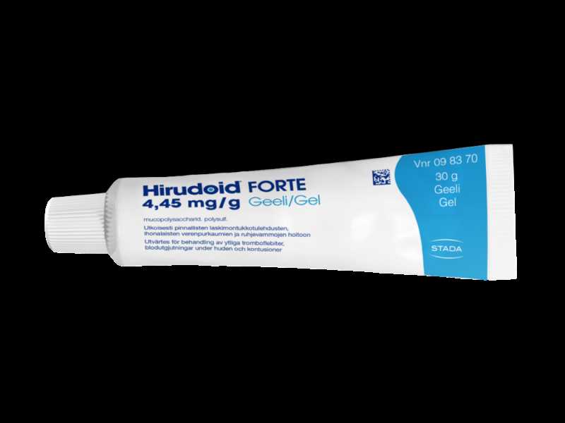 hirudoid forte emulsiovoide k&auml;ytt&ouml;ohje