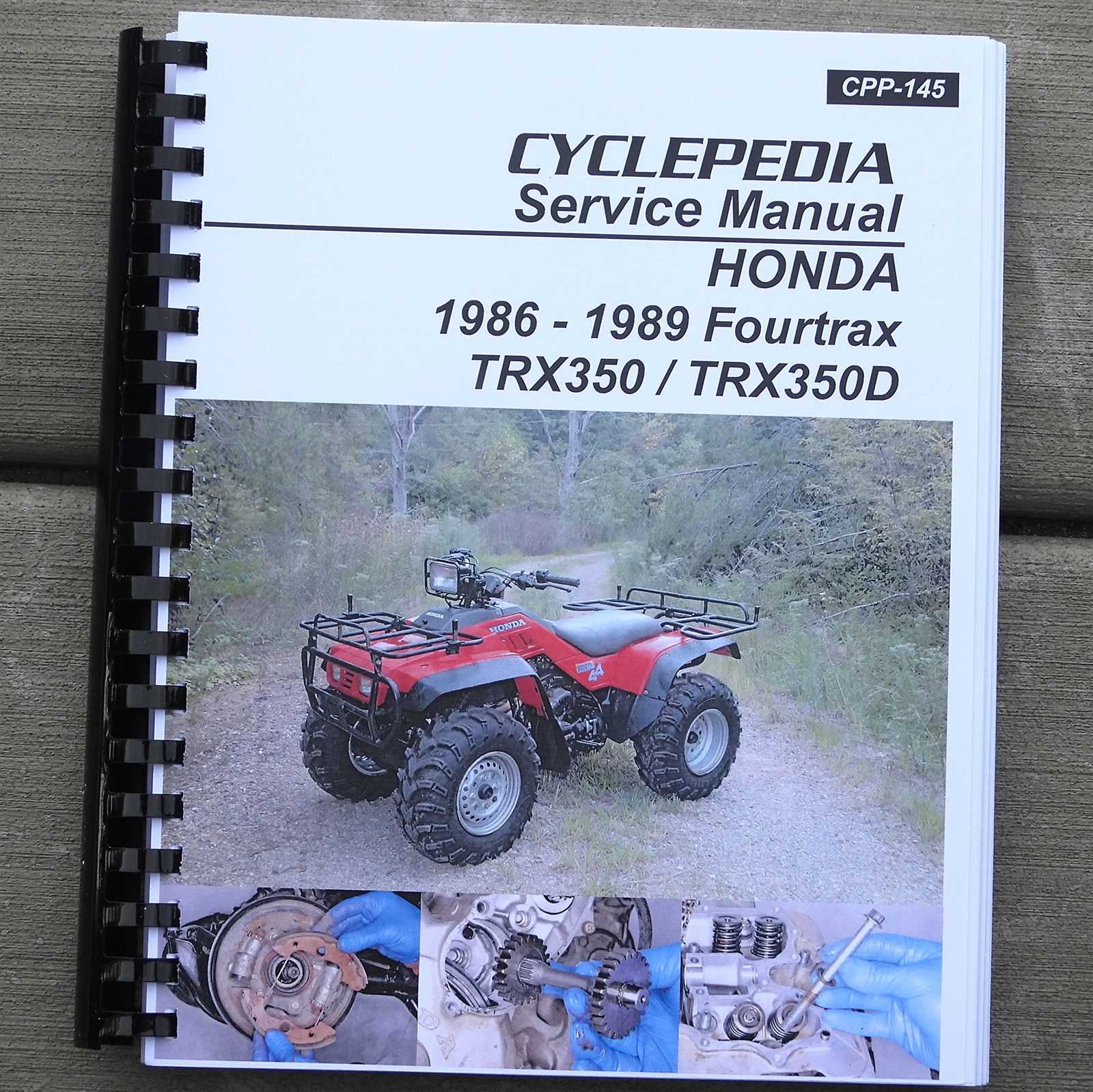honda trx 350 k&auml;ytt&ouml;ohje