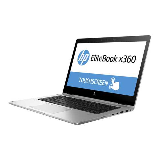 hp elitebook x360 1040 g5 k&auml;ytt&ouml;ohje pdf