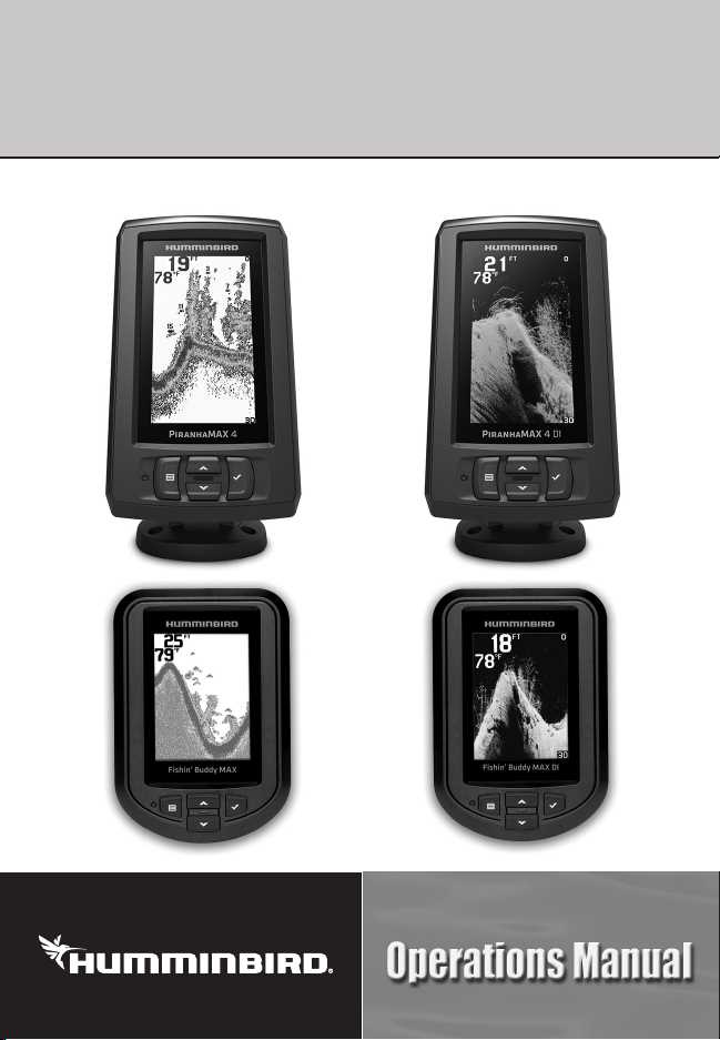 humminbird piranhamax 215 k&auml;ytt&ouml;ohje