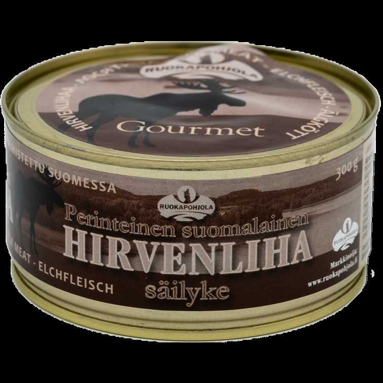 karelian lihajaloste hirvi sianliha s&auml;ilyke k&auml;ytt&ouml;ohje