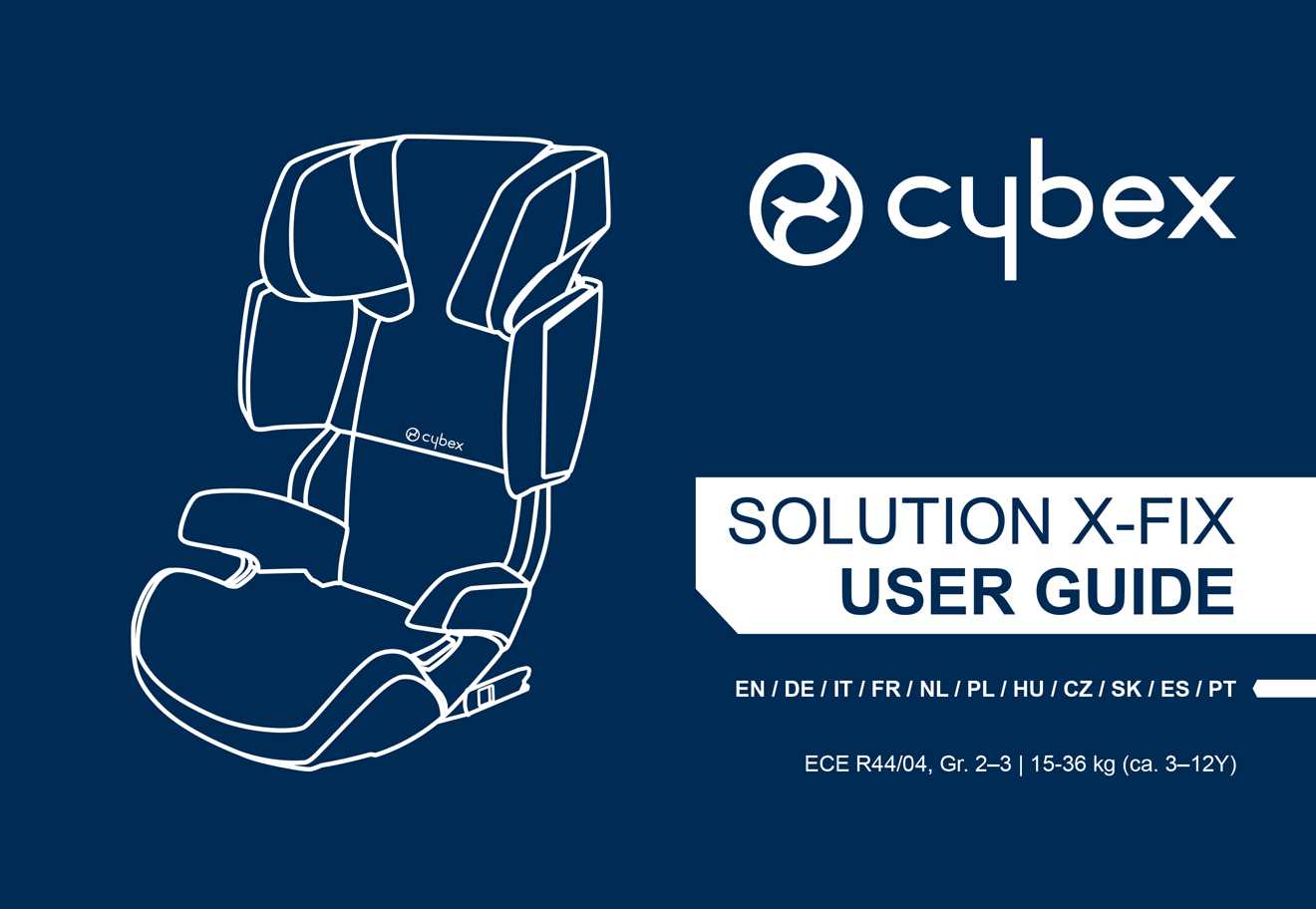 cybex solution x fix k&auml;ytt&ouml;ohje