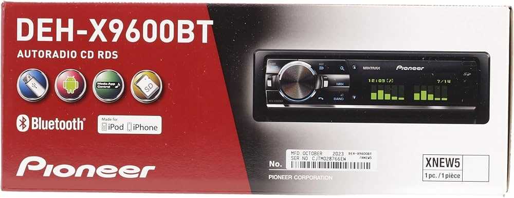 pioneer deh x9600bt k&auml;ytt&ouml;ohje