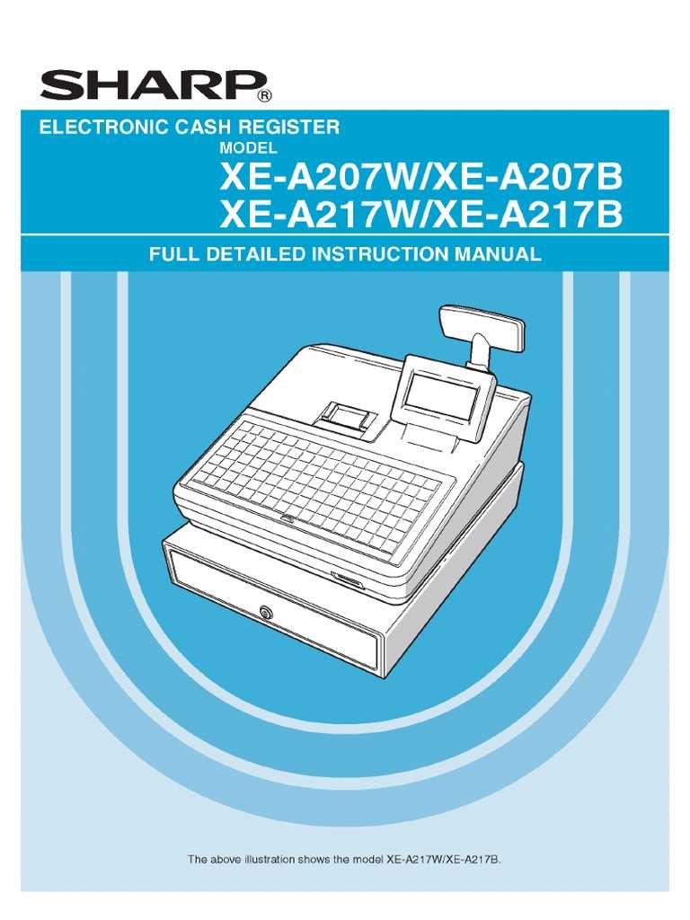sharp xe a217b k&auml;ytt&ouml;ohje