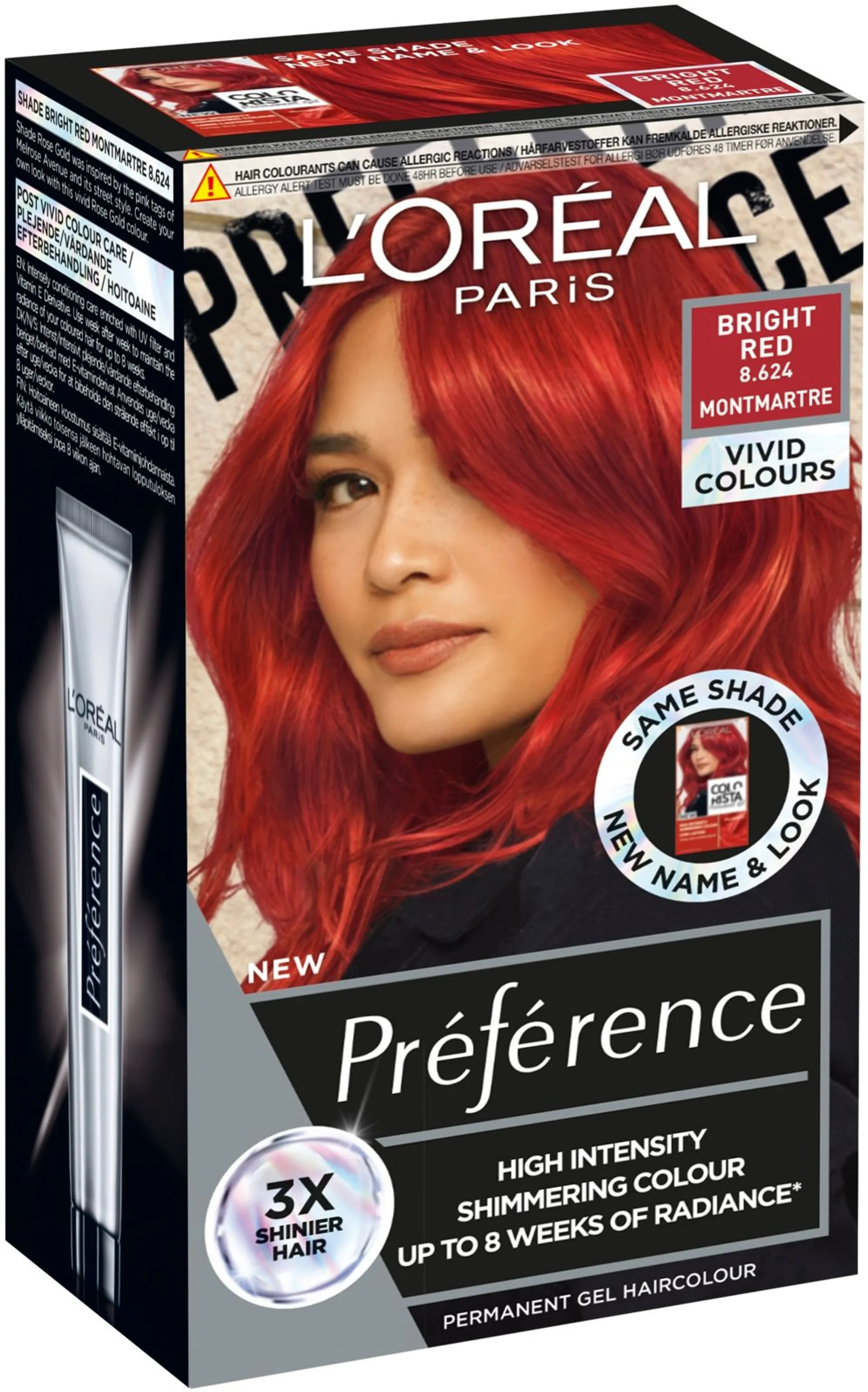 l oreal paris preference v&auml;ritiiviste k&auml;ytt&ouml;ohje