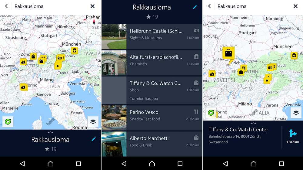 here wego k&auml;ytt&ouml;ohje poista offline kartat
