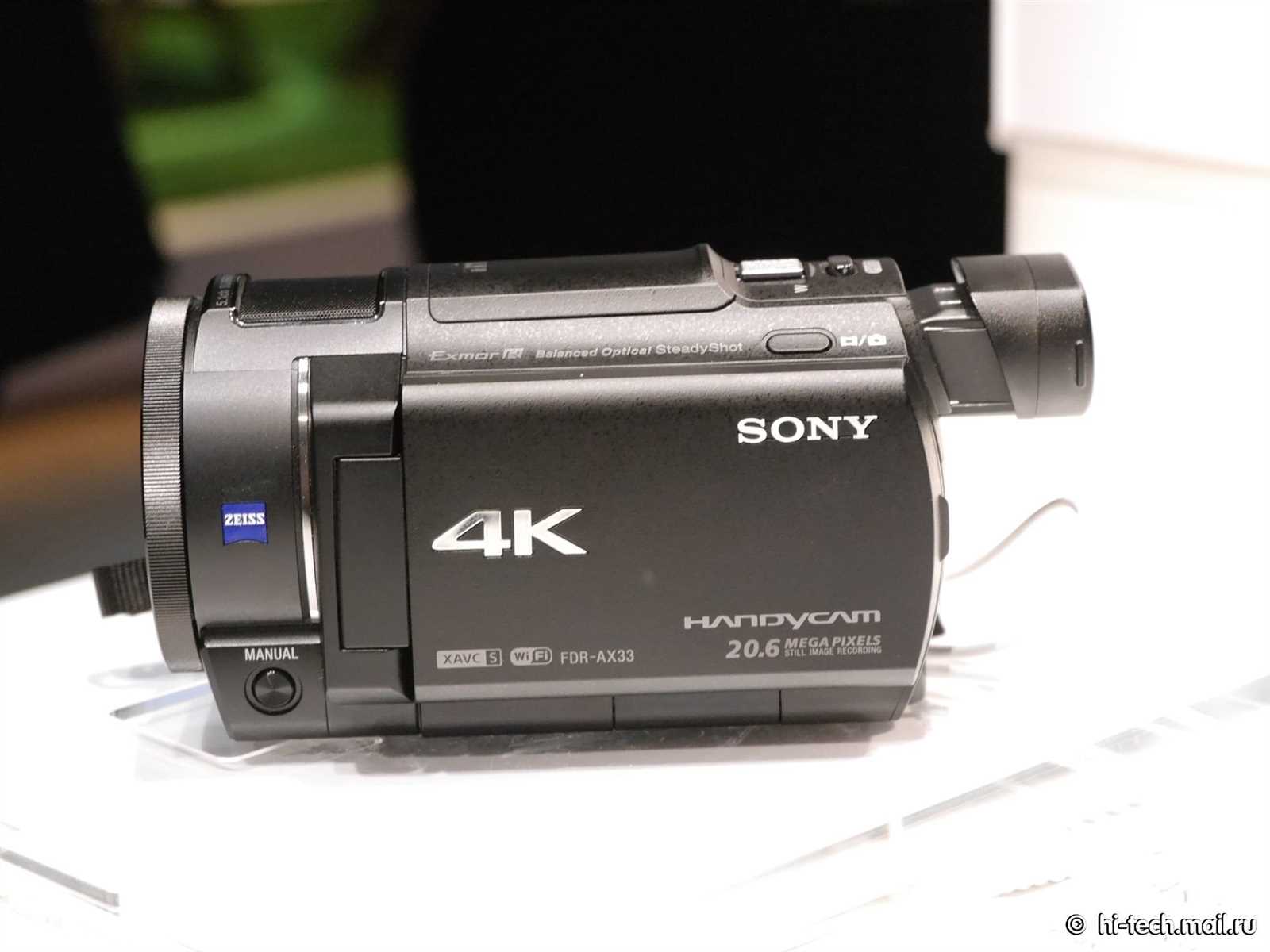 sony fdr x1000v k&auml;ytt&ouml;ohje