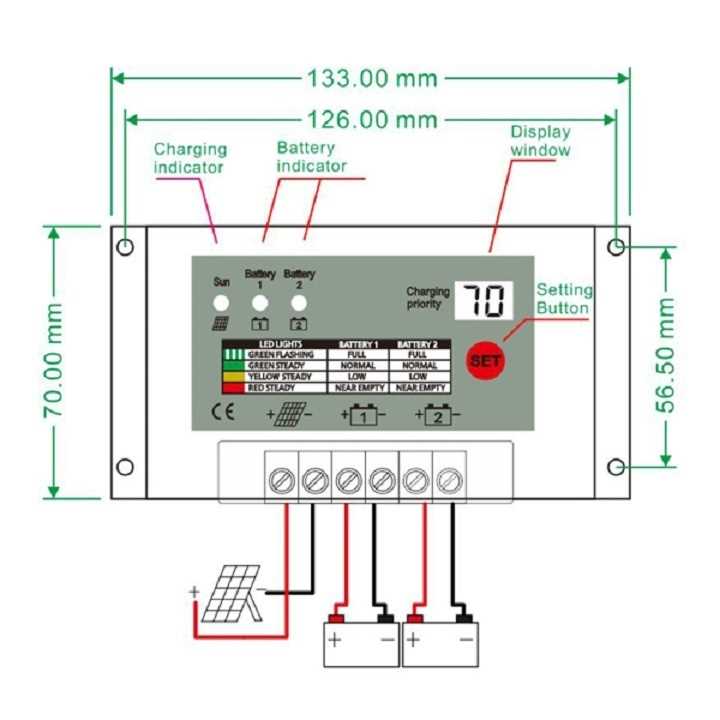 solar charge controller 20a k&auml;ytt&ouml;ohje steca prip 20d
