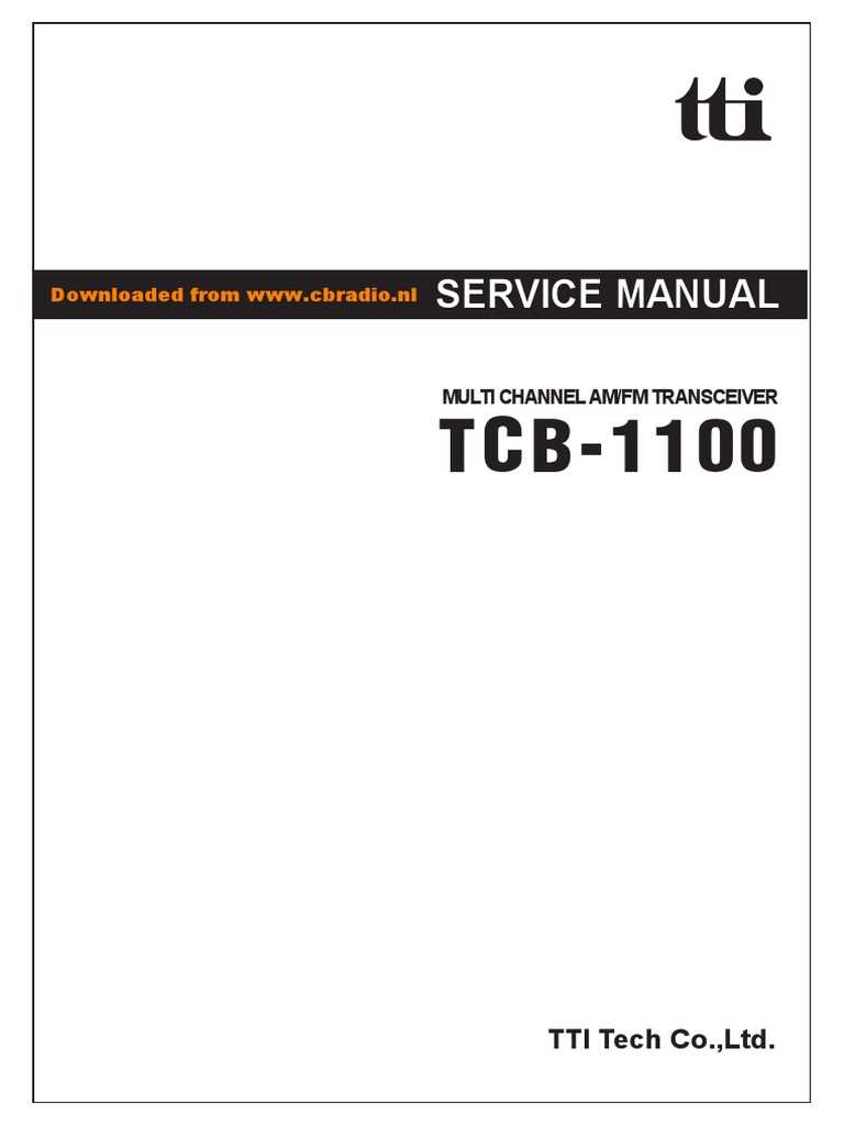 tti tcb 1100 k&auml;ytt&ouml;ohje
